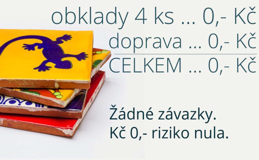 Vzorek obkladů zdarma